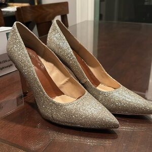 Glitter Cinderella heels women’s 10